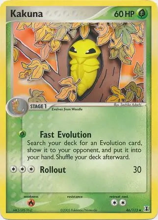 EX Delta Species Kakuna #46/113 reverse holo